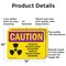 Signmission Radiation & Laser Sign, 10 in H x 14 in W, Aluminum, Rectangle OS-2PACK-CR-A-1014-L-10151 - alternate 8